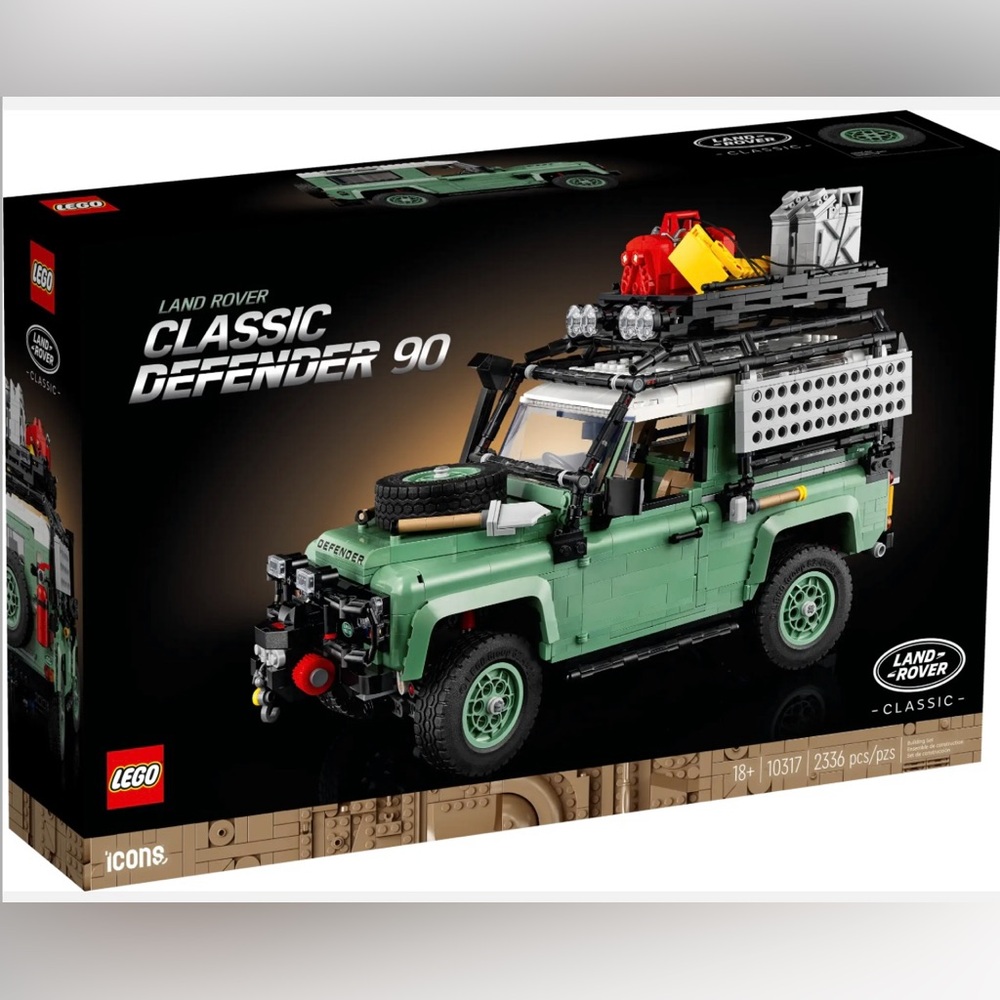 New LEGO Icons 10317 Land Rover Classic Defender 90 Car Jeep Factory Sealed Box